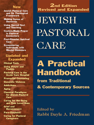 cover image of Jewish Pastoral Care 2/E